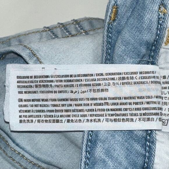 Hollister Women's Mid Rise Super Skinny Jeans 28x32 Blue Light Wash Distressed - Picture 13 of 13